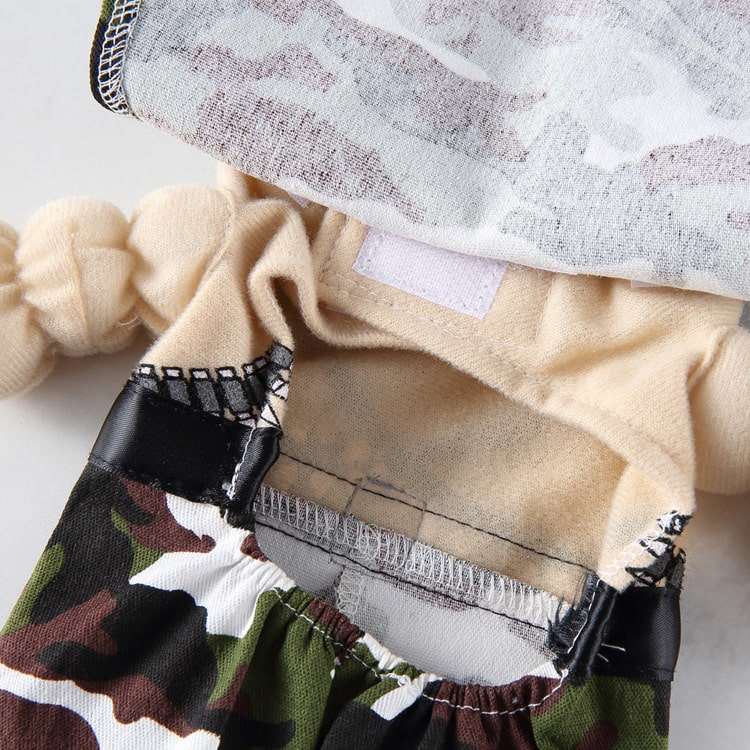 Military Costume for Dogs and Cats Pet Army Outfit