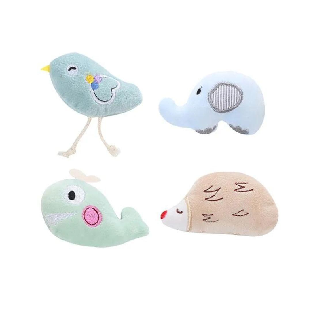 Mini Plush Cat Toys Soft Small Stuffed Animals for Cats
