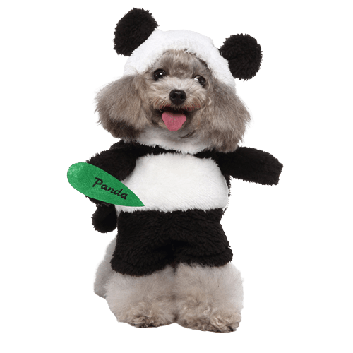 Pet Costume for Cats and Dogs Panda Outfit Animal Dress Up