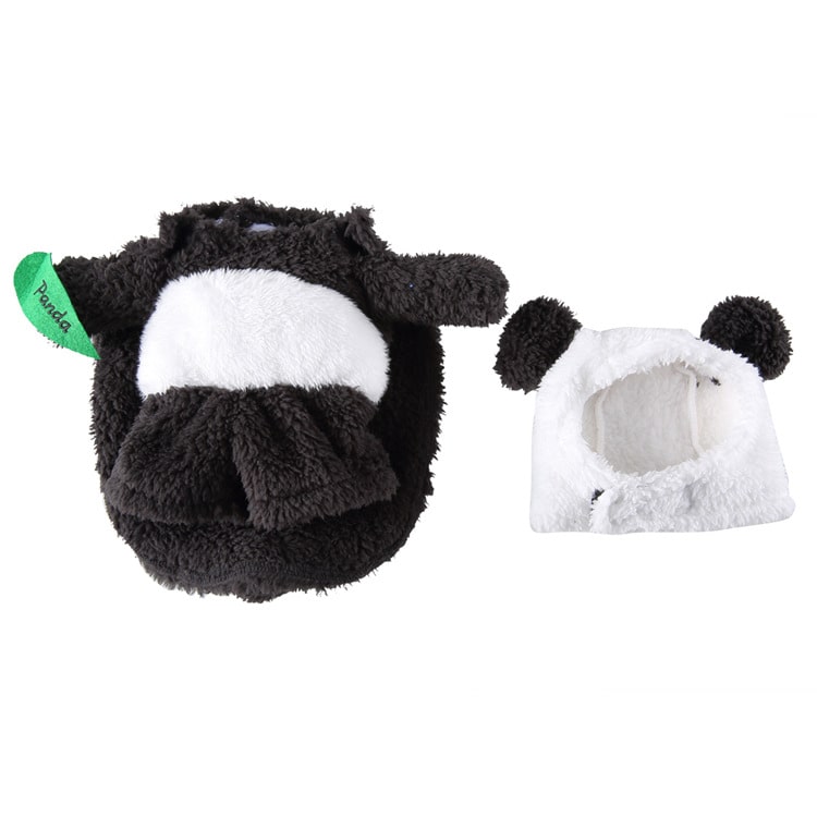 Pet Costume for Cats and Dogs Panda Outfit Animal Dress Up