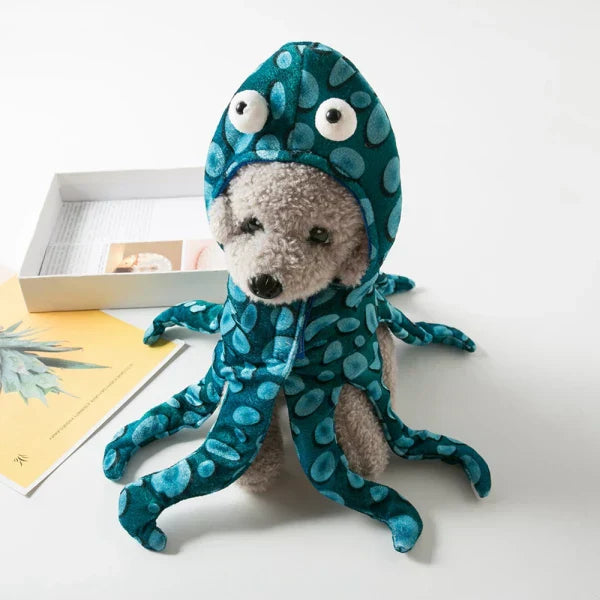 Octopus Pet Costume for Dogs and Cats Cute Halloween Outfit