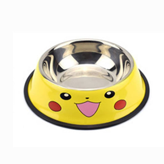 Pikachu Pet Bowl for Dogs and Cats Pokemon Food Water Dish