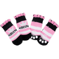Dog Socks Queen Non Slip Pets Booties for Small Medium Large Dogs