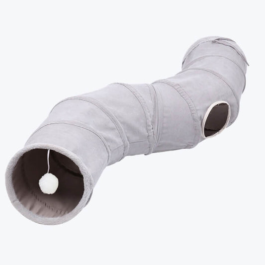 Large Cat Tunnel Toy Interactive Play Tube for Cats